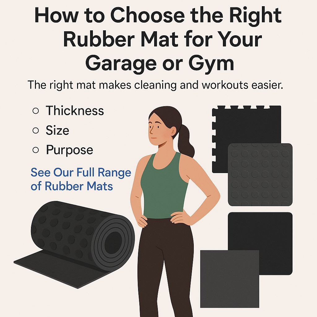 How to Choose the Right Rubber Mat for Your Garage or Gym