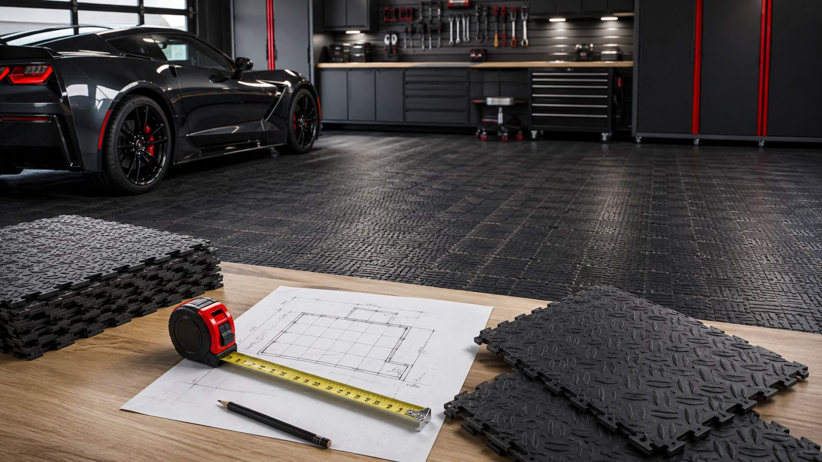 How Many Interlocking Floor Tiles Do I Need for My Garage?